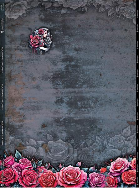 Rockabilly Girl - French Terry - Panel